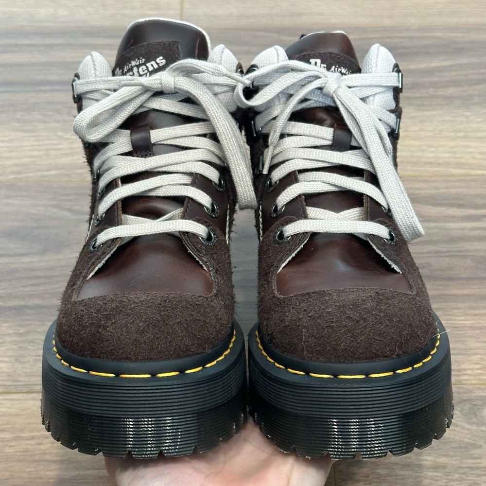 Dr. Martens Zuma Hiker Leather & Suede Hiker Style Boots in Brown Size 8 - Picture 8 of 13